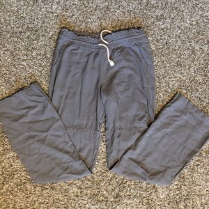 Women's Gray Drawstring Jogger Pants